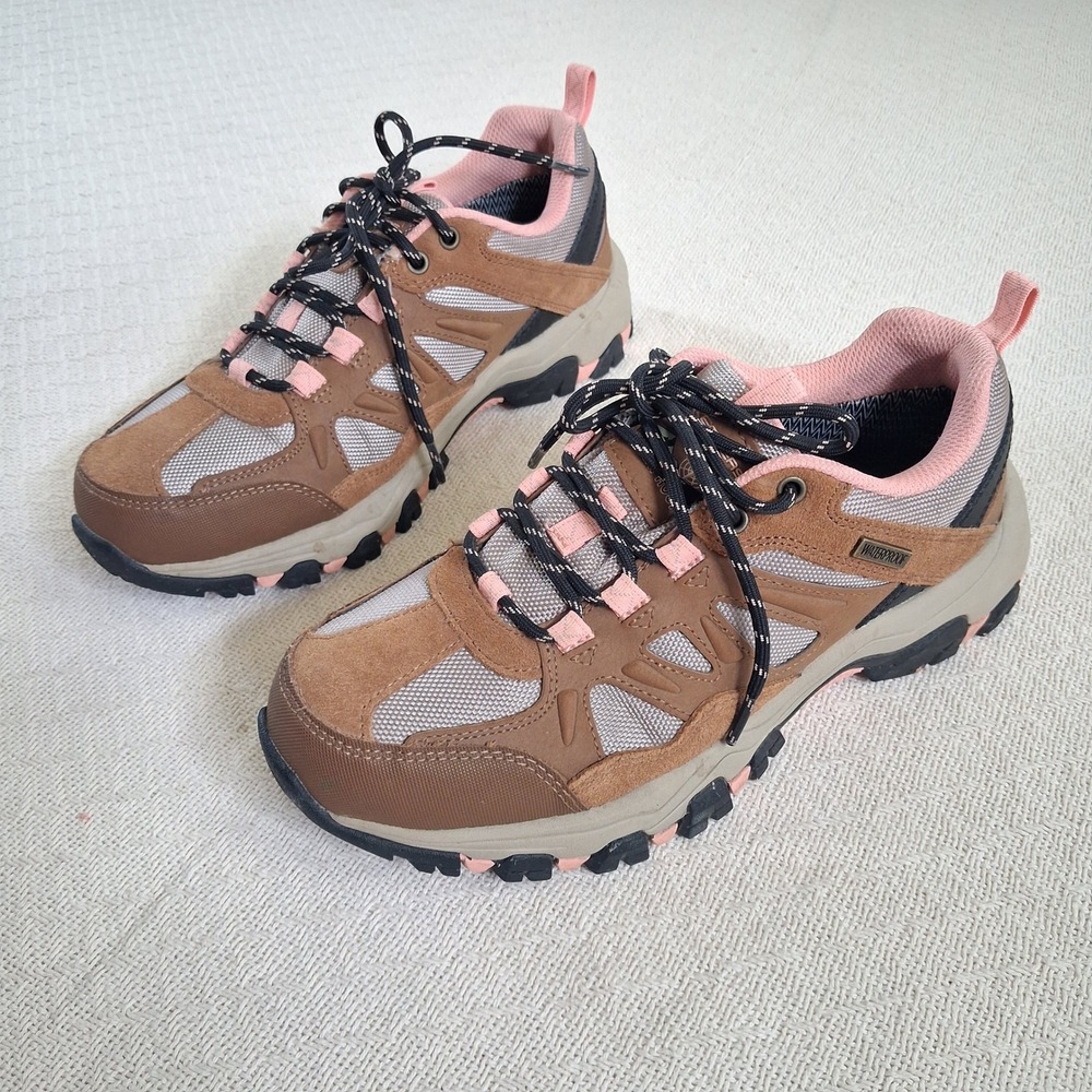 skechers selmen west highland hiking sneakers leather outdoors 7.5